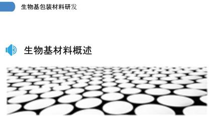 生物基包裝材料研發-剖析洞察